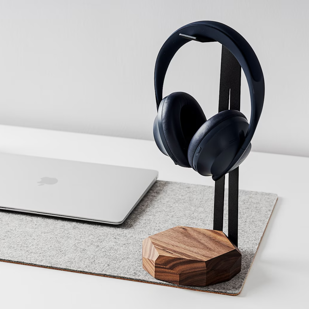 Wooden Headphone Stand