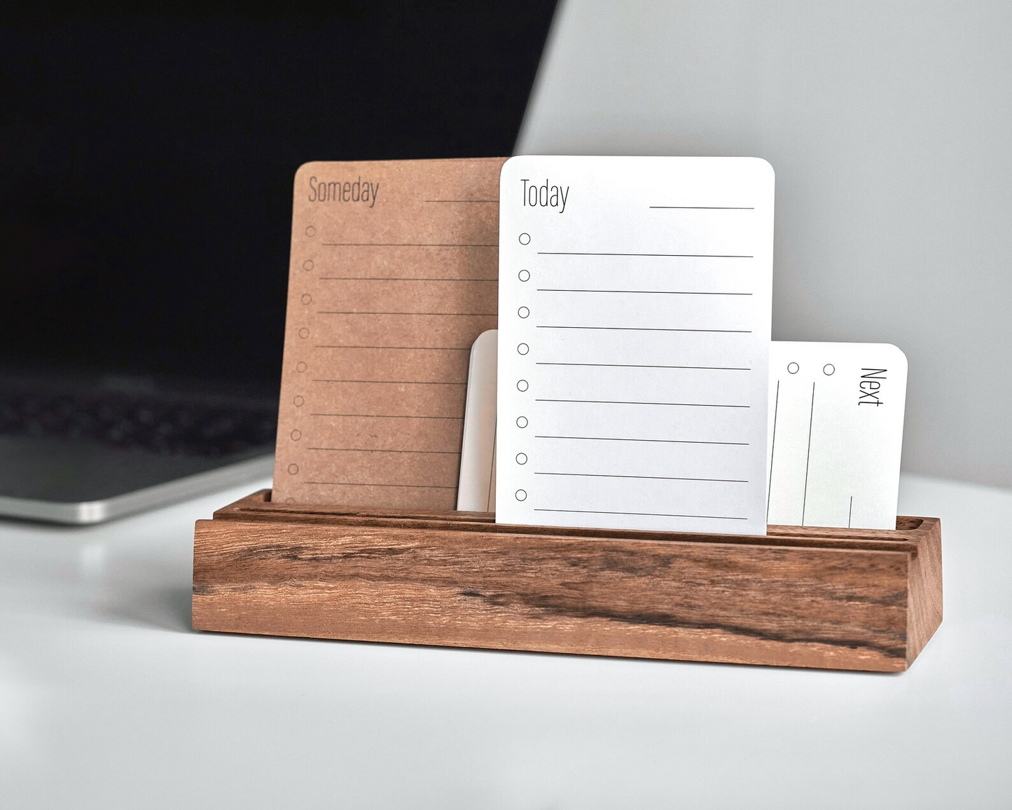 Wood Daily Planner To-Do List